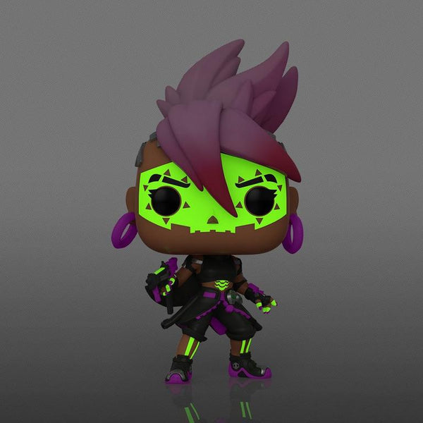 GAMES:  OVERWATCH - SOMBRA (LOS MUERTOS GLOW IN THE DARK EXCLUSIVE) POP!