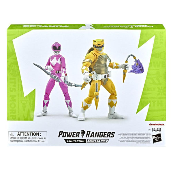 POWER RANGERS X TEENAGE MUTANT NINJA TURTLES - MORPHED APRIL O'NEIL AND MORPHER MICHELANGELO 6-INCH ACTION FIGURE