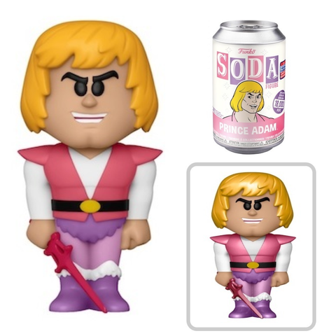 RETRO TOYS: MASTERS OF THE UNIVERSE - PRINCE ADAM VINYL SODA!