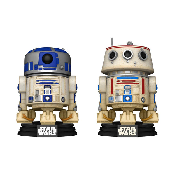 STAR WARS: CELEBRATION 2023 - R2-D2 & R5-D4 (GALACTIC CONVENTION EXCLUSIVE) POP!