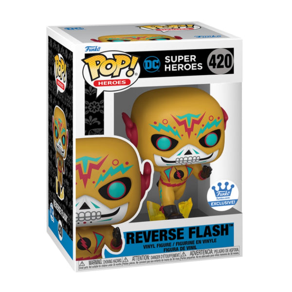 DC UNIVERSE: SUPER HEROES - REVERSE FLASH (DIA DE LOS MUERTOS EXCLUSIVE) POP!