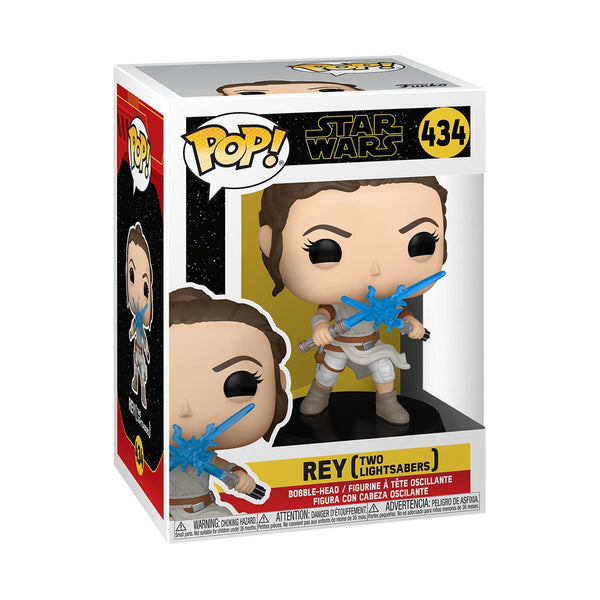 STAR WARS: THE RISE OF THE SKYWALKER - REY (TWO LIGHTSABERS) POP!