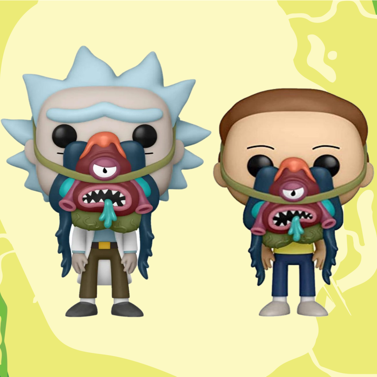 ANIMATION: RICK AND MORTY - RICK AND MORTY WITH GLORZO U.S. 2-PACK POP!