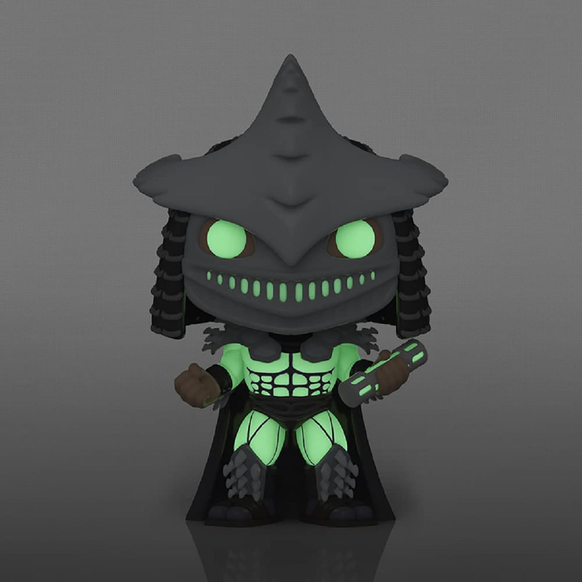 MOVIES: TEENAGE MUTANT NINJA TURTLES II - SHREDDER WITH WEAPON (GLOW IN THE DARK EXCLUSIVE) POP!