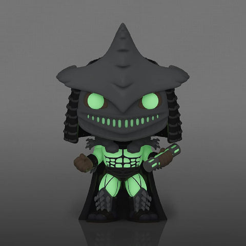 MOVIES: TEENAGE MUTANT NINJA TURTLES II - SHREDDER WITH WEAPON (GLOW IN THE DARK EXCLUSIVE) POP!