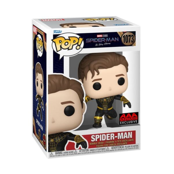 MARVEL: SPIDER-MAN NO WAY HOME - SPIDER-MAN (UNMASKED BLACK SUIT EXCLUSIVE) POP!