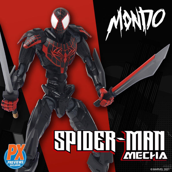 MONDO: MARVEL MECHA SPIDER-MAN MILES MORALES (SDCC 2021 PREVIEWS EXCLUSIVE) 10-INCH ACTION FIGURE