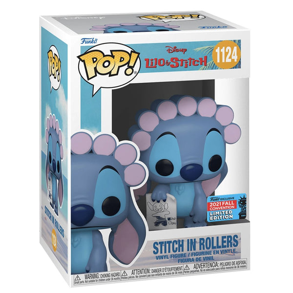 DISNEY: LILO & STITCH - STITCH (IN ROLLERS 2021 FALL CONVENTION EXCLUSIVE) POP!