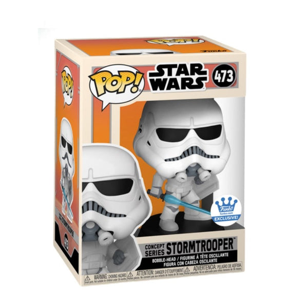 STAR WARS: CONCEPT SERIES - STORMTROOPER (WITH SHIELD AND LIGHTSABER EXCLUSIVE) POP!