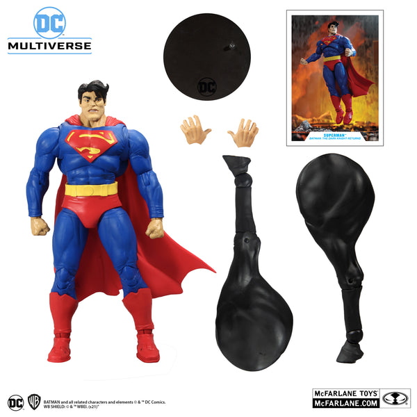 DC MULTIVERSE: THE DARK KNIGHT RETURNS -  SUPERMAN BUILD-A-FIG WAVE 6 ACTION FIGURE