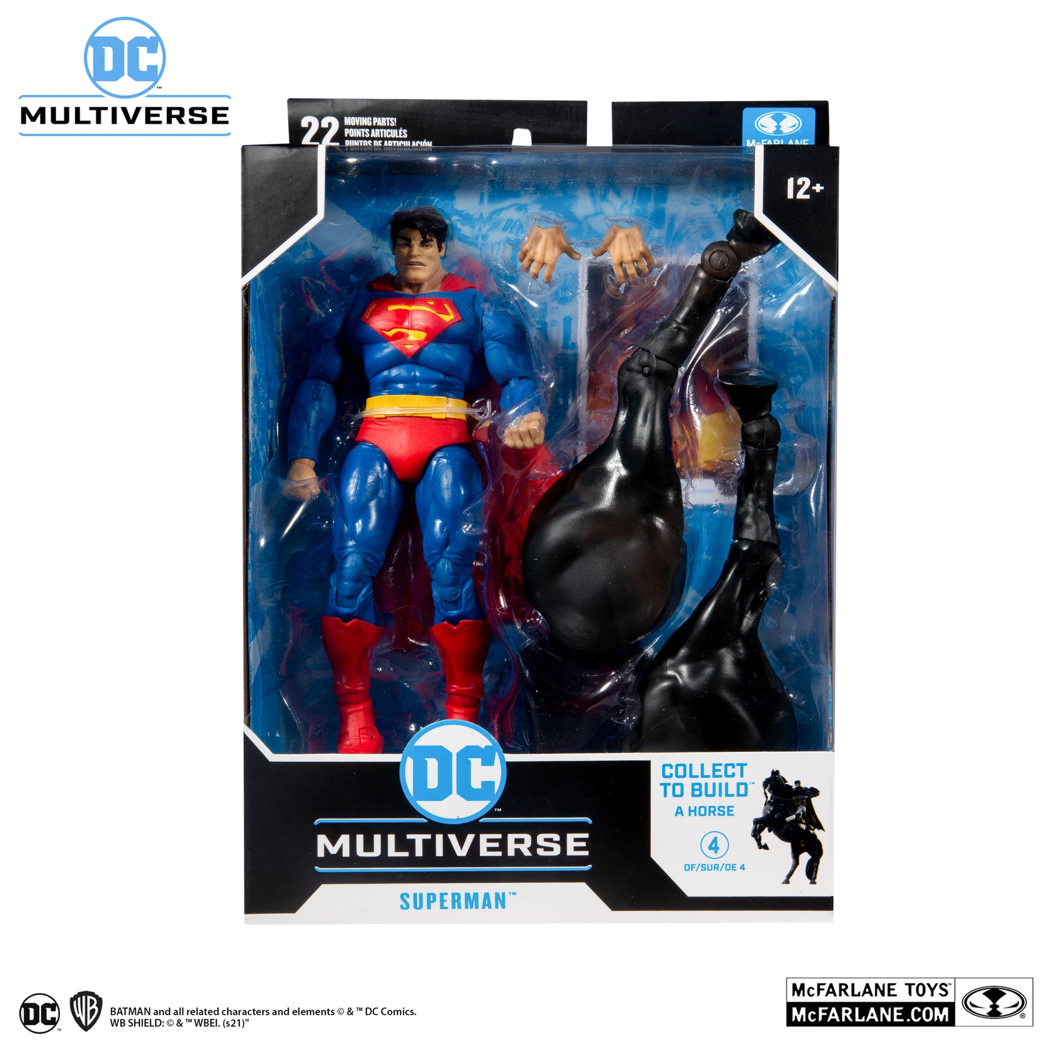 DC MULTIVERSE: THE DARK KNIGHT RETURNS -  SUPERMAN BUILD-A-FIG WAVE 6 ACTION FIGURE