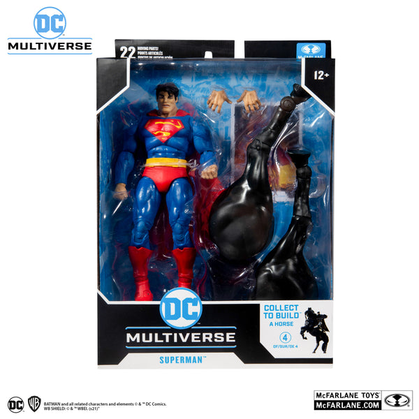 DC MULTIVERSE: THE DARK KNIGHT RETURNS -  SUPERMAN BUILD-A-FIG WAVE 6 ACTION FIGURE