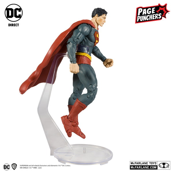 DC DIRECT: PAGE PUNCHERS - SUPERMAN 7-INCH ACTION FIGURE WITH BLACK ADAM COMIC