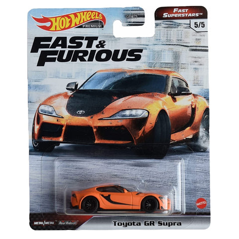 HOT WHEELS: FAST & FURIOUS FRANCHISE BEST - TOYOTA GR SUPRA DIE CAST CAR