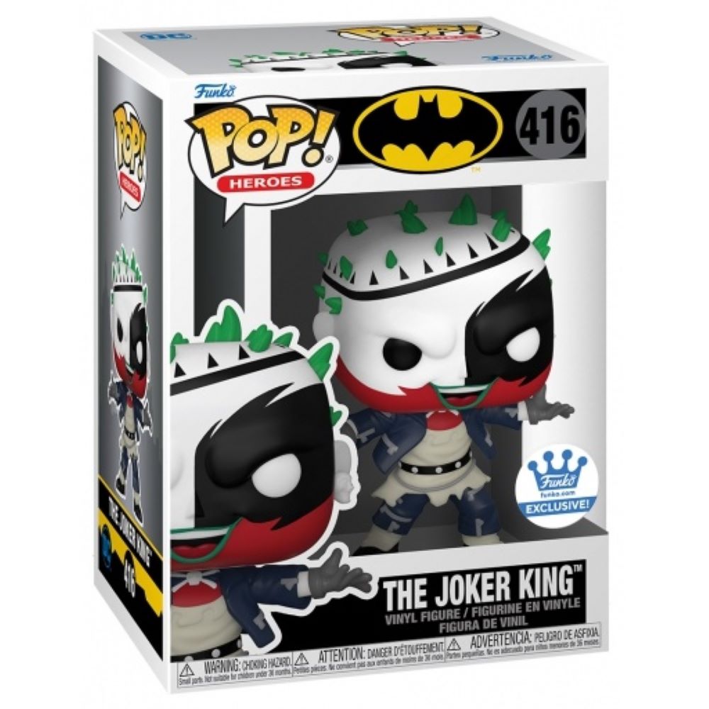 DC UNIVERSE: SUPER HEROES - THE JOKER KING (EXCLUSIVE) POP!