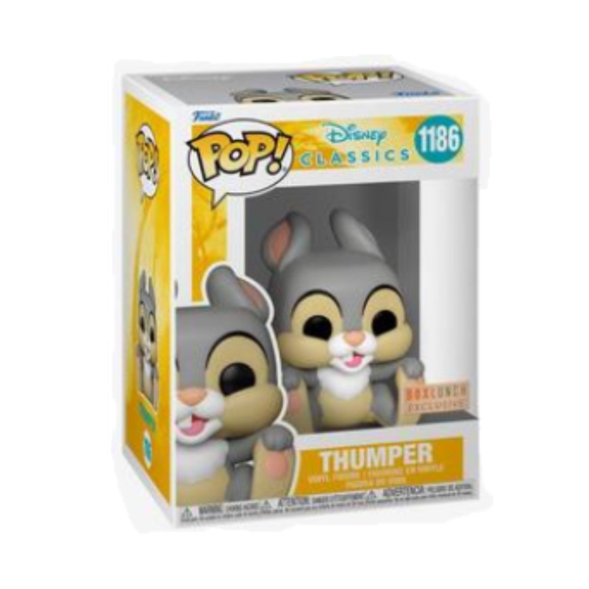 DISNEY CLASSICS: BAMBI - THUMPER (HOLDING FEET EXCLUSIVE) POP!