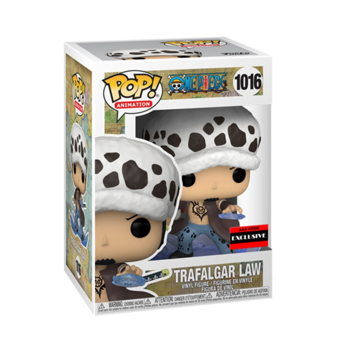 ANIMATION: ONE PIECE - TRAFALGAR LAW (EXCLUSIVE) POP!