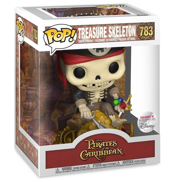 DISNEY ATTRACTIONS: PIRATES OF THE CARIBBEAN - TREASURE SKELETON (EXCLUSIVE) POP!