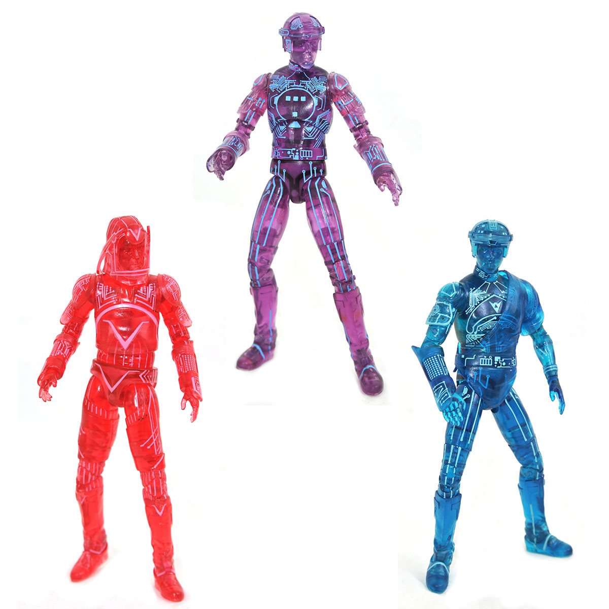 DISNEY: TRON DELUXE SET OF 3 (SDCC 2021 PREVIEWS EXCLUSIVE) ACTION FIGURES