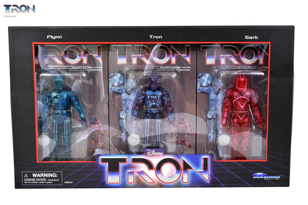 DISNEY: TRON DELUXE SET OF 3 (SDCC 2021 PREVIEWS EXCLUSIVE) ACTION FIGURES