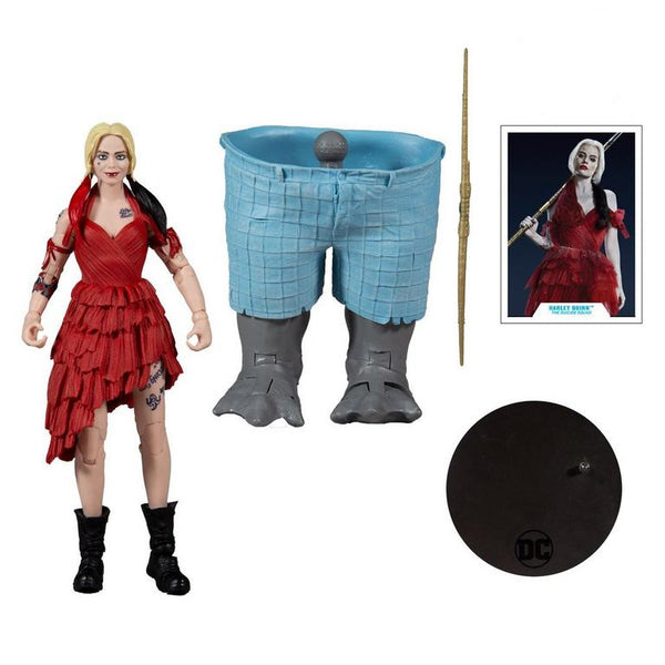 DC MULTIVERSE: THE SUICIDE SQUAD - HARLEY QUINN BUILD-A-FIG WAVE 5 ACTION FIGURE