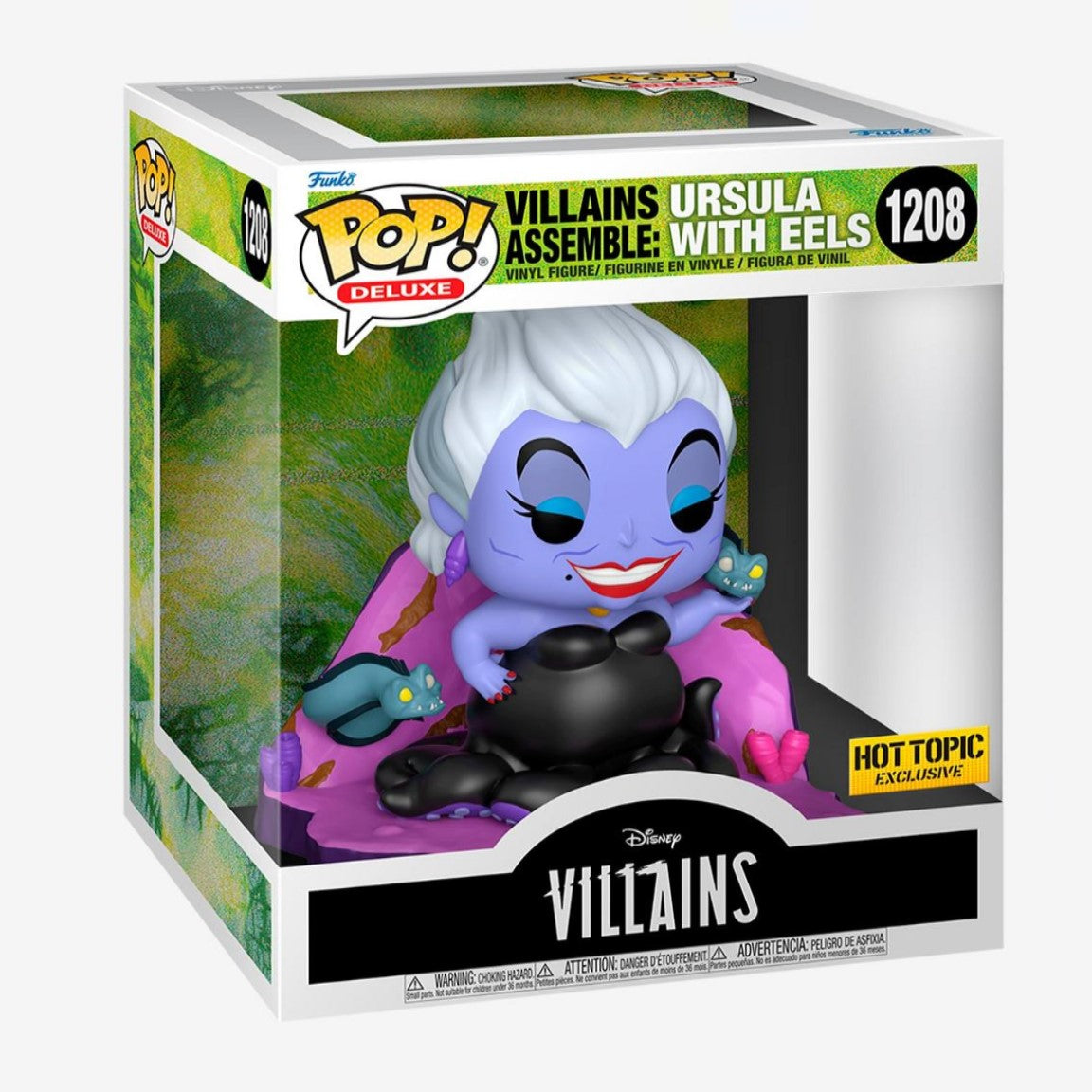 DISNEY: VILLAINS ASSEMBLE - URSULA WITH EELS (EXCLUSIVE) DELUXE POP!