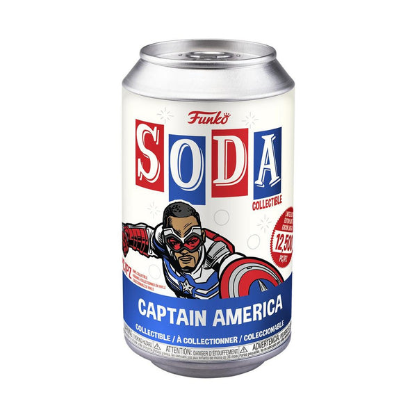 MARVEL: THE FALCON AND THE WINTER SOLDIER - CAPTAIN AMERICA VINYL SODA FIGURE!