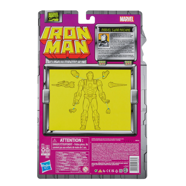 MARVEL LEGENDS SERIES: IRONMAN - WAR MACHINE 6-INCH ACTION FIGURE