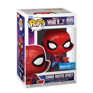 MARVEL: WHAT IF...? - ZOMBIE HUNTER SPIDEY (METALLIC EXCLUSIVE) POP!