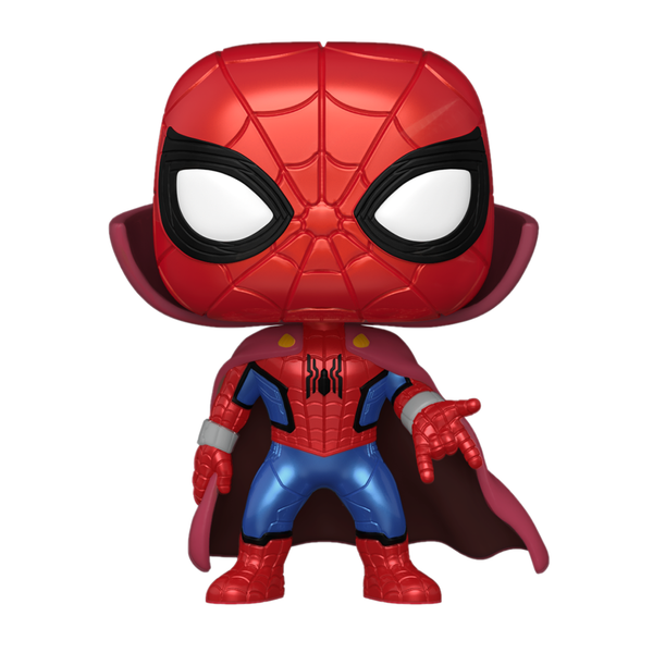 MARVEL: WHAT IF...? - ZOMBIE HUNTER SPIDEY (METALLIC EXCLUSIVE) POP!