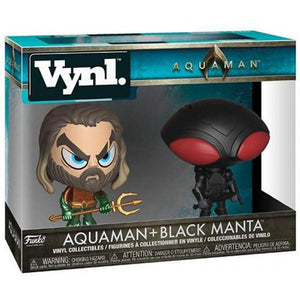 DC UNIVERSE: AQUAMAN - AQUAMNA + BLACK MANTA 2-PACK VYNL