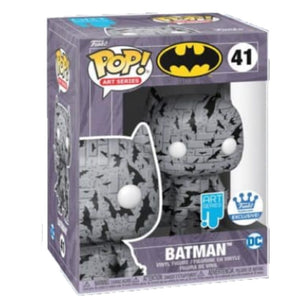 DC UNIVERSE: SUPER HEROES - BATMAN (ART SERIES EXCLUSIVE) POP! WITH PROTECTOR!