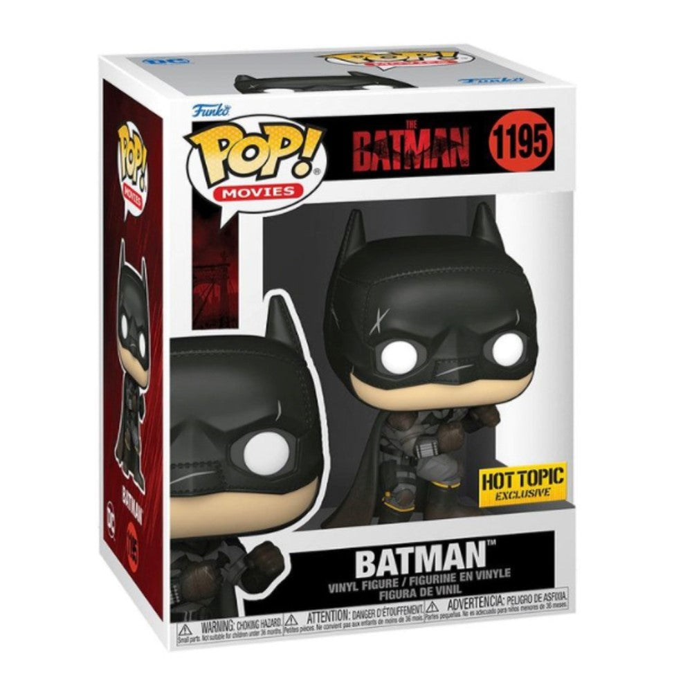 MOVIES: THE BATMAN - BATMAN (BATTLE DAMAGED) POP!