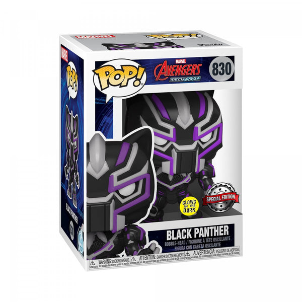 MARVEL: AVENGERS MECH STRIKE - BLACK PANTHER (GITD EXCLUSIVE) POP!