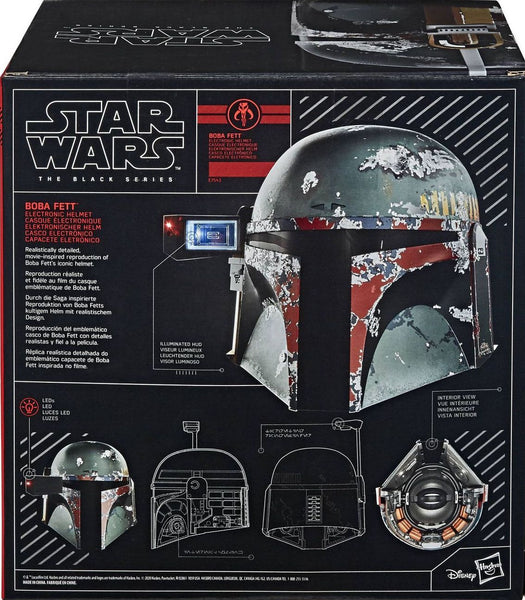 STAR WARS THE BLACK SERIES: BOBA FETT ELECTRONIC HELMET PROP REPLICA