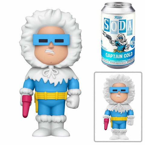 DC UNIVERSE: SUPER HEROES - CAPTAIN COLD VINYL SODA FIGURE!