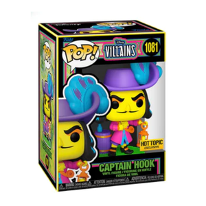 DISNEY: VILLAINS - CAPTAIN HOOK (BLACK LIGHT EXCLUSIVE) POP!