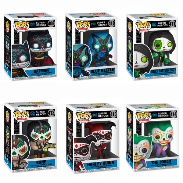 DC SUPER HEROES: DIA DE LOS DC 6-PACK POP! BUNDLE