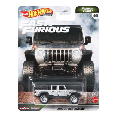 HOT WHEELS: FAST & FURIOUS FLEET - JEEP GLADIATOR DIE CAST CAR