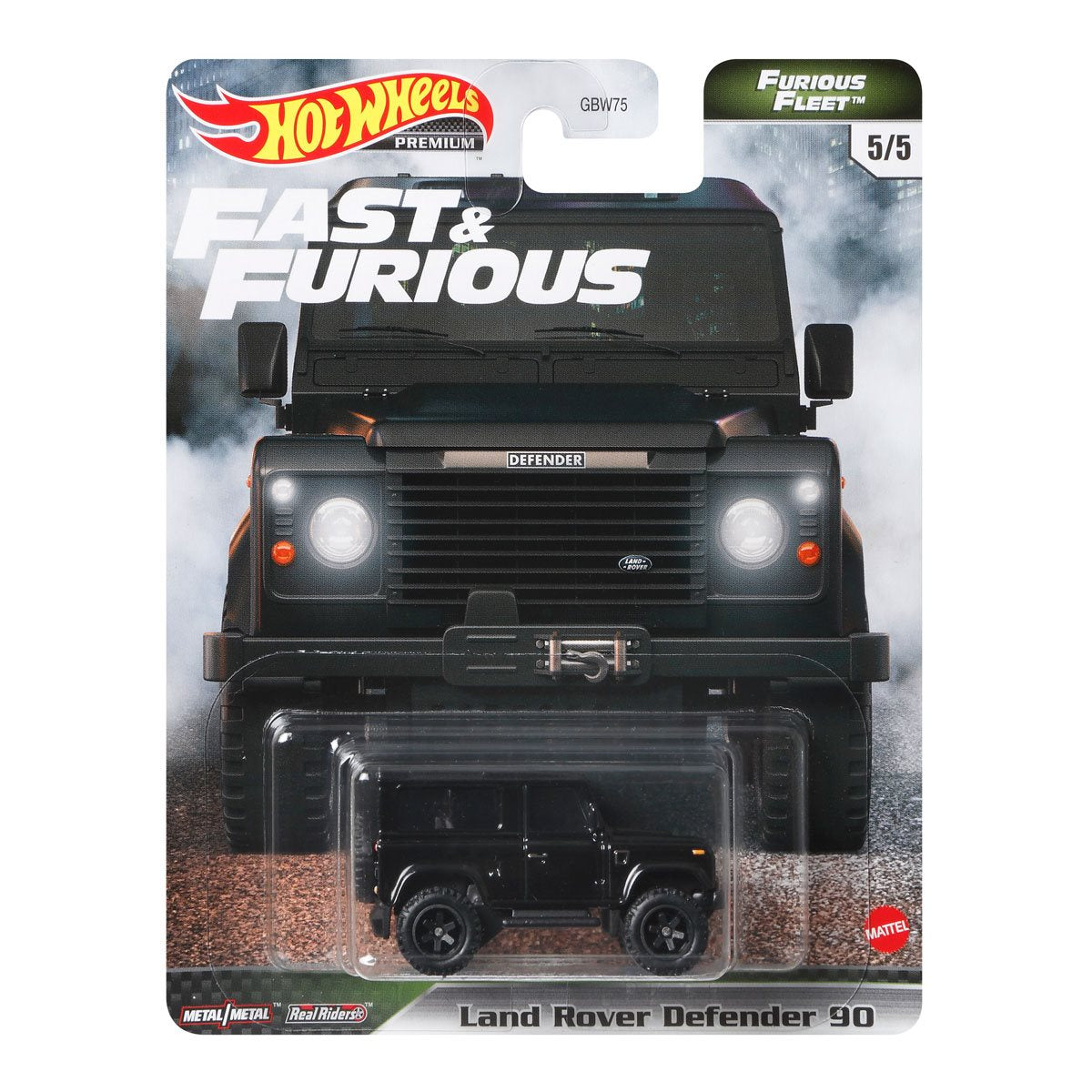 HOT WHEELS: FAST & FURIOUS FLEET - LAND ROVER DEFENDER 90 DIE CAST CAR