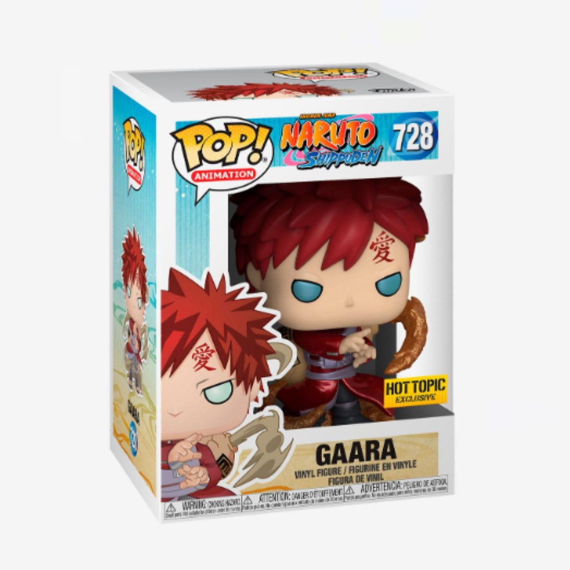 ANIMATION: NARUTO SHIPPUDEN - GAARA (METALLIC EXCLUSIVE) POP!