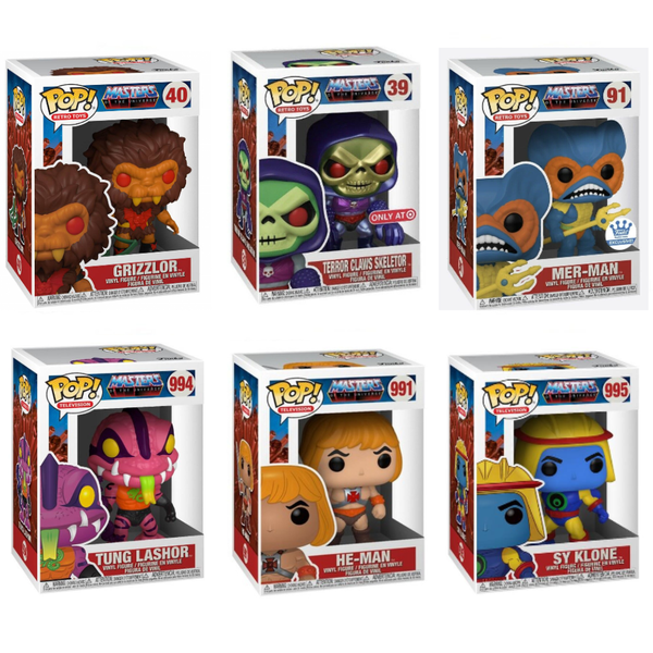 RETRO TOYS: MASTERS OF THE UNIVERSE (EXCLUSIVE) 6-PACK POP! BUNDLE