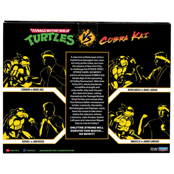 TEENAGE MUTANT NINJA TURTLES VS COBRA KAI - RAPHAEL X JOHN KREESE 2-PACK 6-INCH ACTION FIGURES