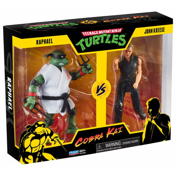 TEENAGE MUTANT NINJA TURTLES VS COBRA KAI - RAPHAEL X JOHN KREESE 2-PACK 6-INCH ACTION FIGURES