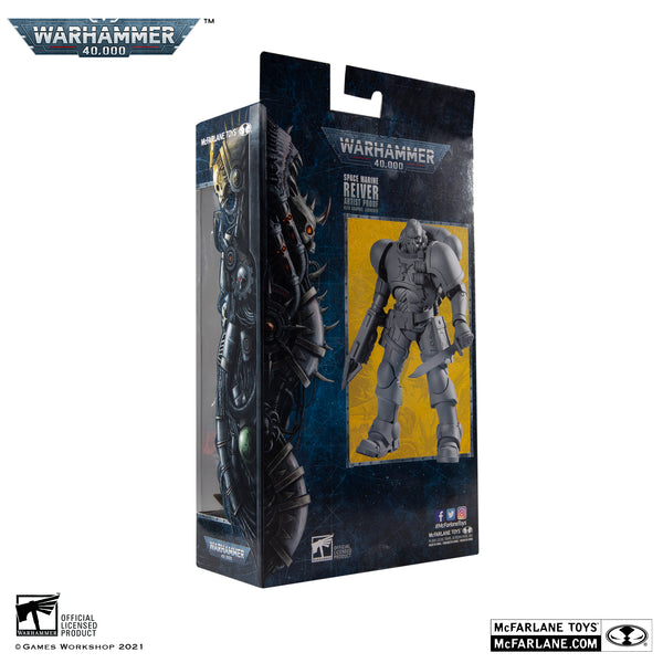 WARHAMMER 40,000: SPACE MARINE REIVER WITH GRAPNEL LAUNCHER (ARTIST PROOF) 7-INCH ACTION FIGURE