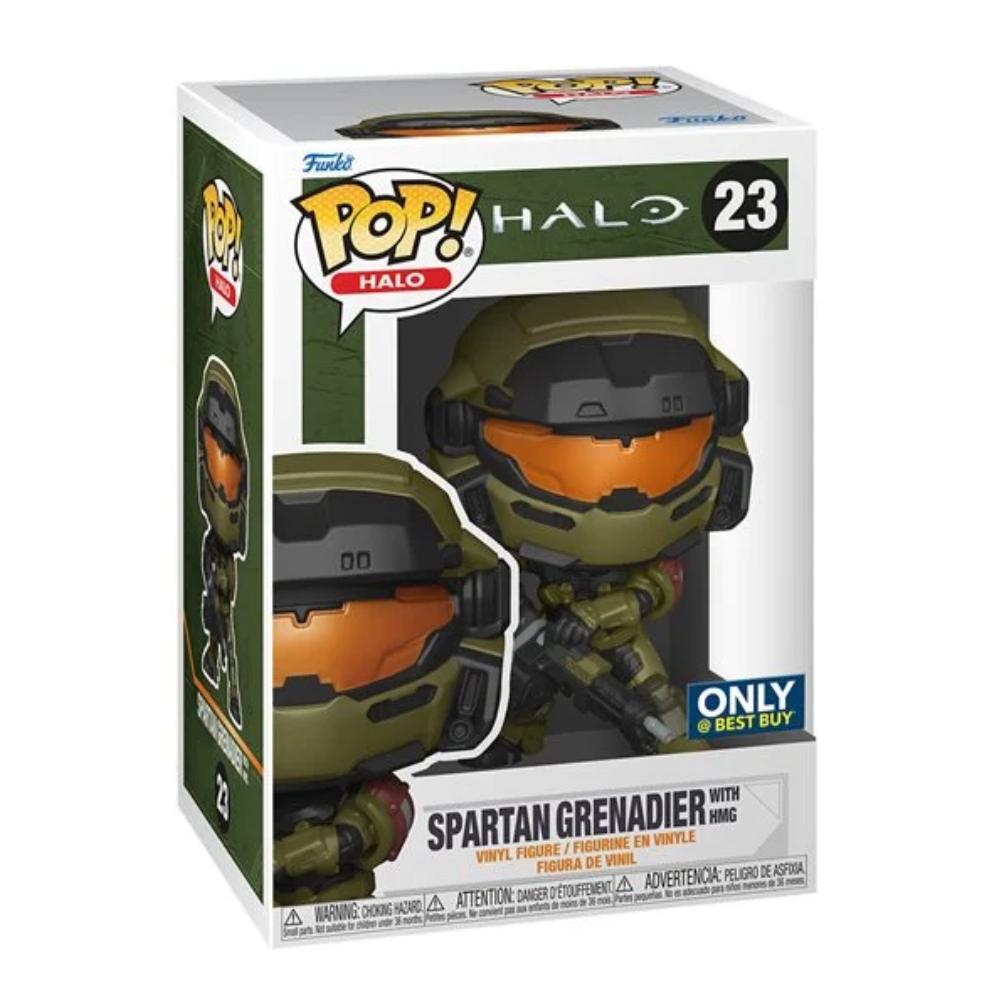 GAMES: HALO INFINITE - SPARTAN GRENADIER WITH HMG (EXCLUSIVE) POP!