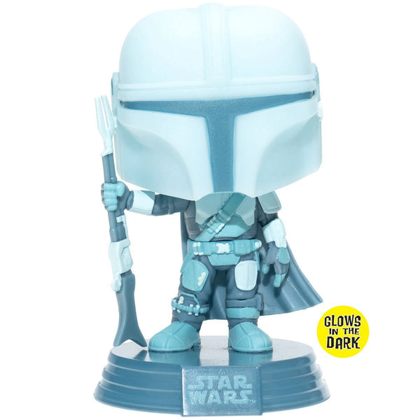 STAR WARS: THE MANDALORIAN - THE MANDOLORIAN HOLOGRAM (GLOW IN THE DARK EXCLUSIVE) POP!