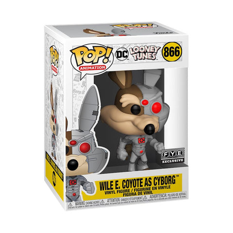 ANIMATION: DC X LOONEY TUNES - WILE E COYOTE AS CYBORG (EXCLUSIVE) POP!
